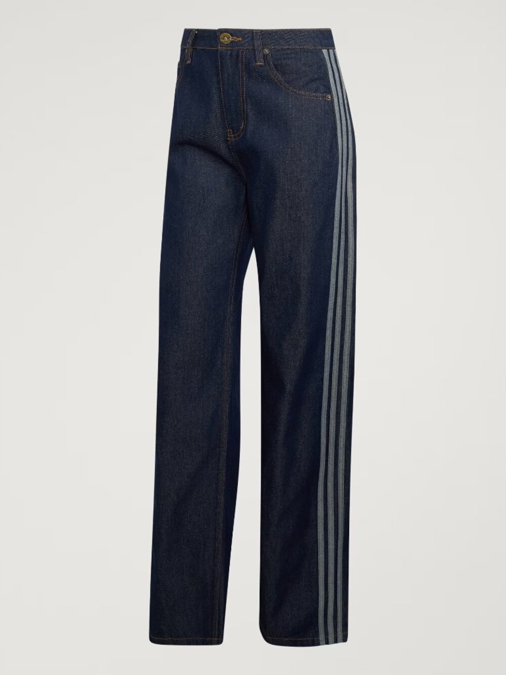 Adidas Firebird Mid rise Straight Denim Pant - 25/32 - NWT